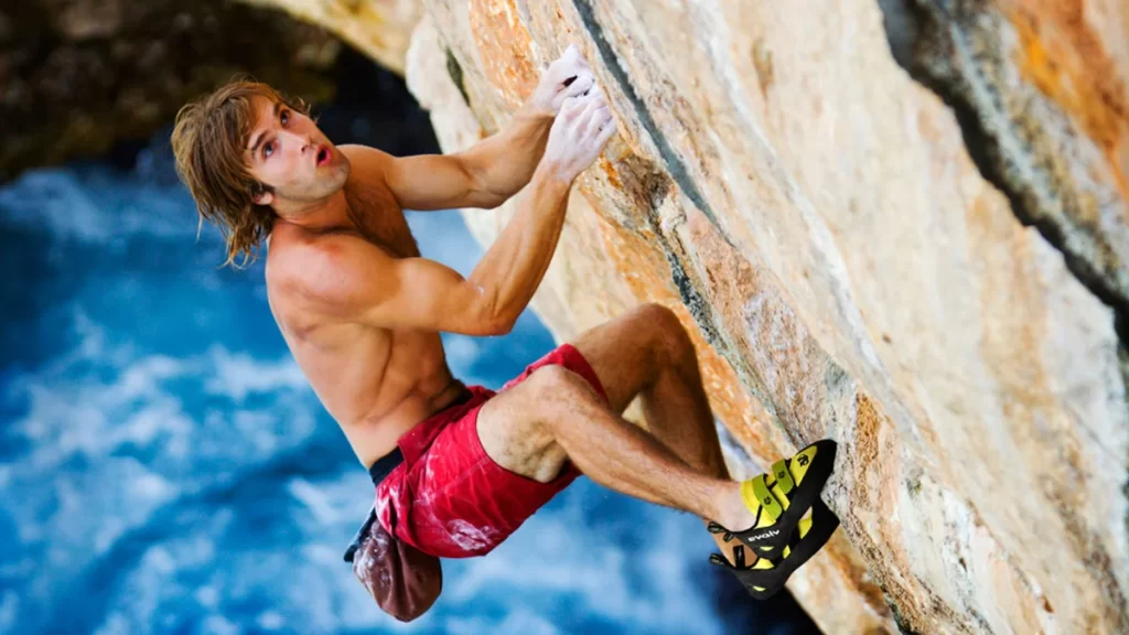 Does Rock Climbing Build Muscle Mass? chris sharma training h